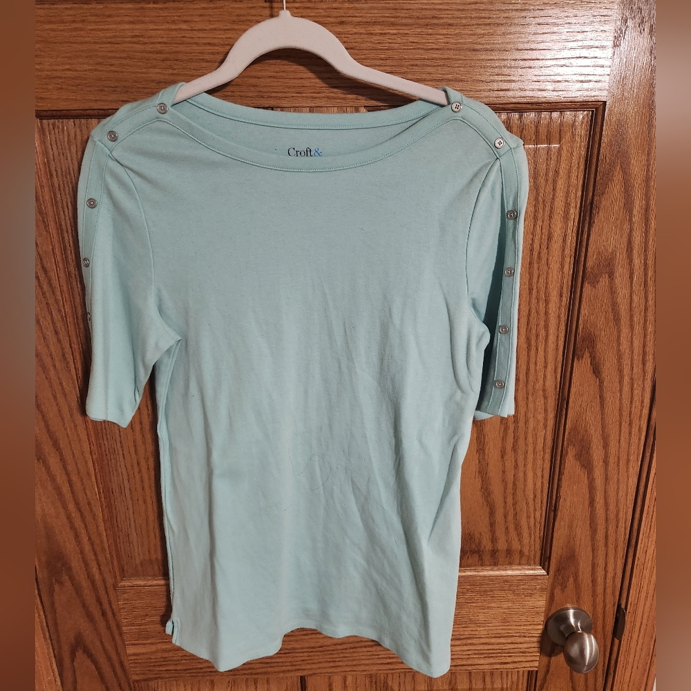 Mint Women's Half-Sleeve Top